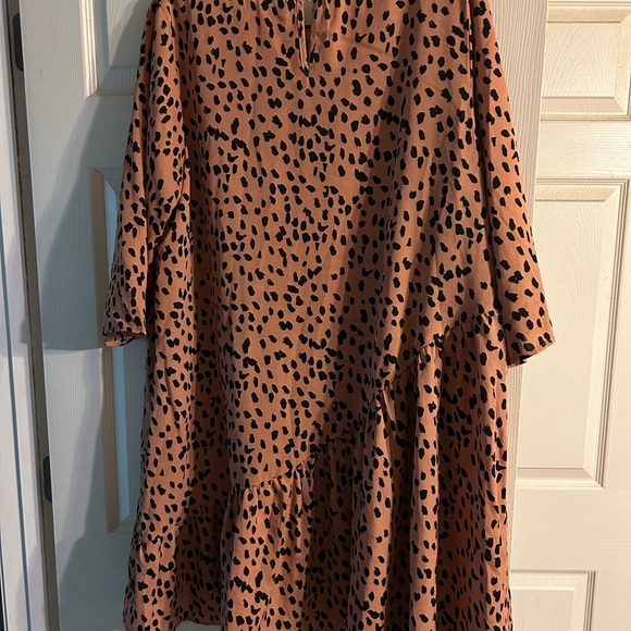 Hayden Los Angeles dot asymmetrical swing dress - Picture 7 of 7